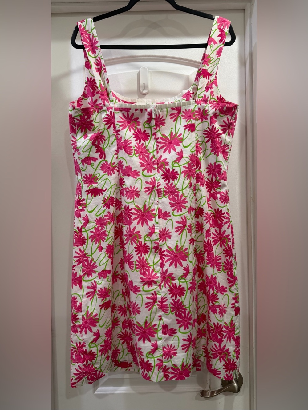 Lilly Pulitzer 🆕🆕 Brycer Daisy Lilly Printed Ruffle Dress Size 14 🆕🆕🆕 Floral - Picture 2 of 16